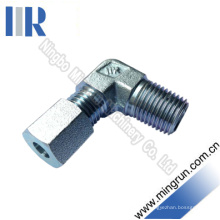 Adaptateur hydraulique de raccord mâle de coude métrique / BSPT de 90 coudées (1DT9-SP)